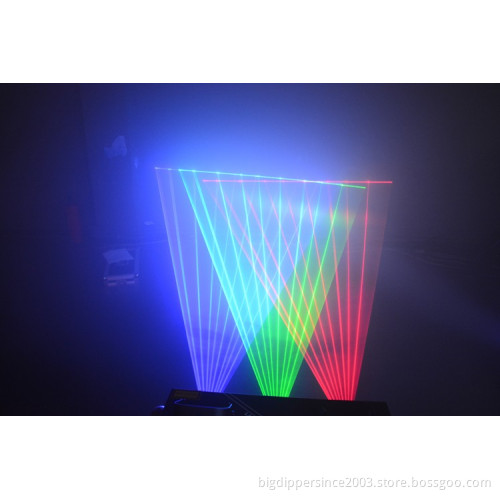 2019 hot sale three Eyes disco lighting RGB Beam Laser light with fat beam